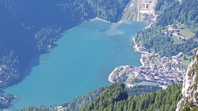 The Alleghe Lake